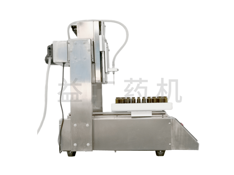 YRD-300臺式灌裝機左側(cè)圖